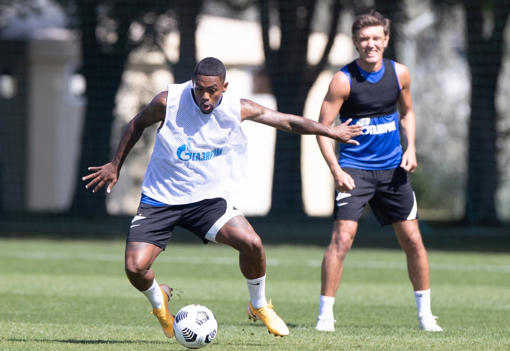 «Газпром»-тренировочные сборы «Зенита» в Дубае: 01 февраля, утренняя тренировка