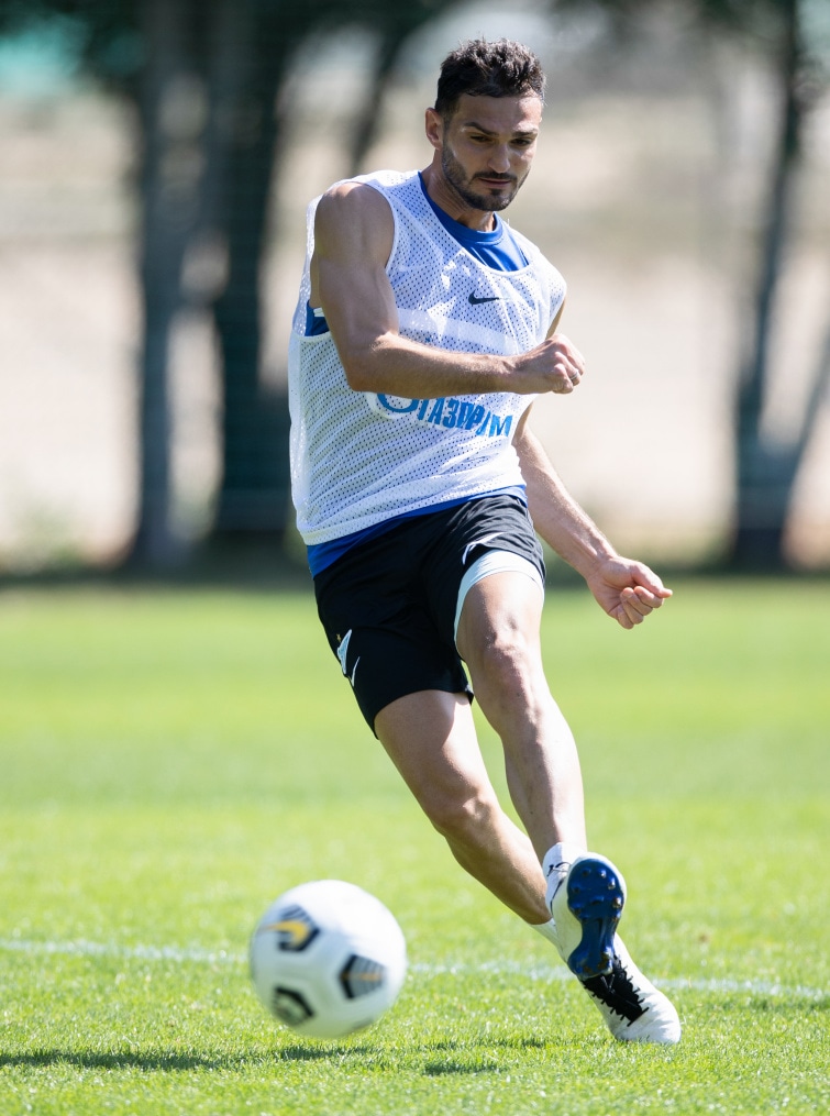 «Газпром»-тренировочные сборы «Зенита» в Дубае: 01 февраля, утренняя тренировка