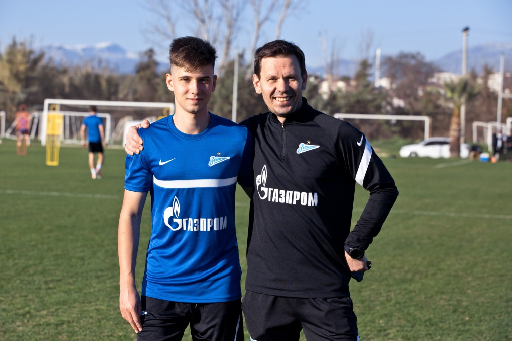 Сборы «Зенита»-м в Турции: 5 февраля, вечерняя тренировка