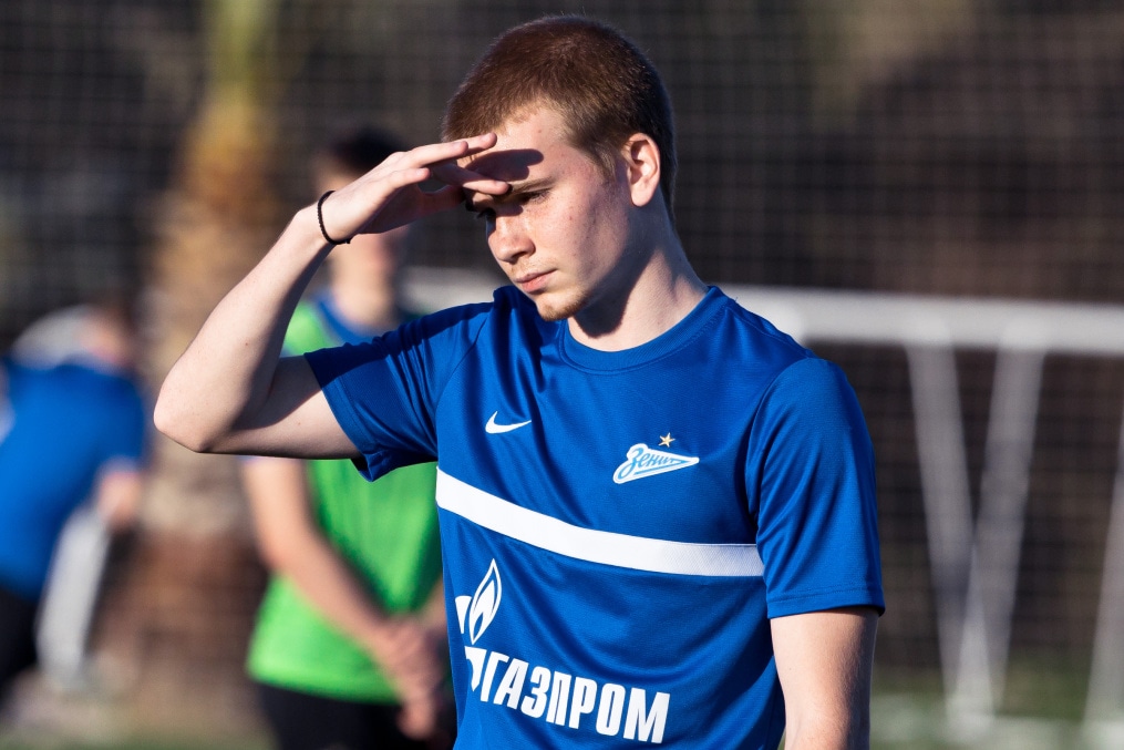 Сборы «Зенита»-м в Турции: 5 февраля, вечерняя тренировка