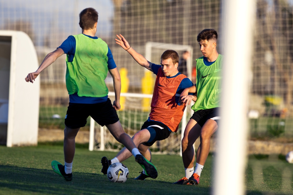 Сборы «Зенита»-м в Турции: 5 февраля, вечерняя тренировка