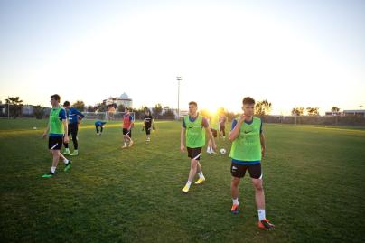 Сборы «Зенита»-м в Турции: 5 февраля, вечерняя тренировка