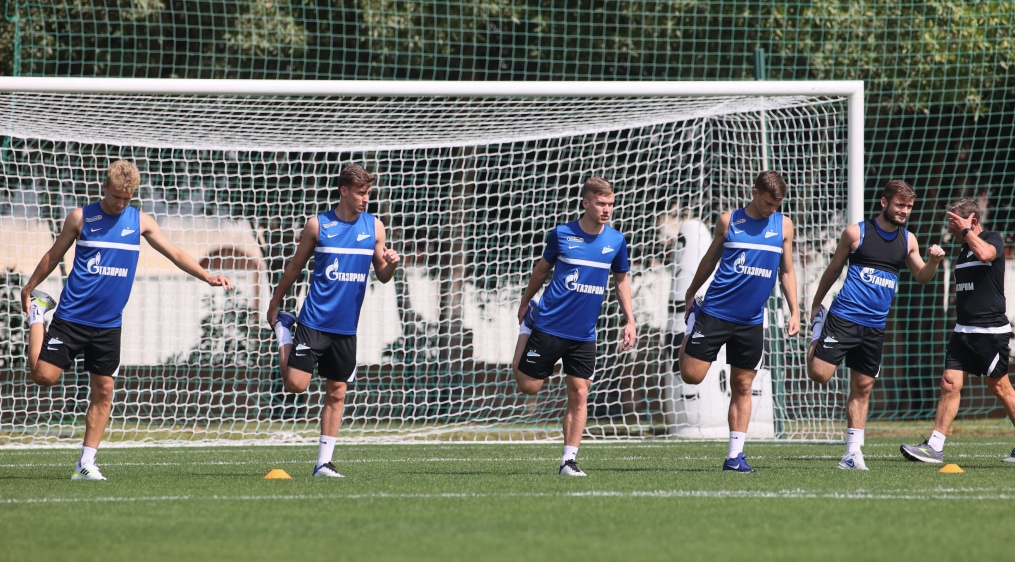 «Газпром»-тренировочные сборы «Зенита» в Дубае: 10 февраля, утренняя тренировка