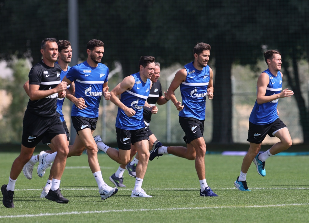 «Газпром»-тренировочные сборы «Зенита» в Дубае: 10 февраля, утренняя тренировка