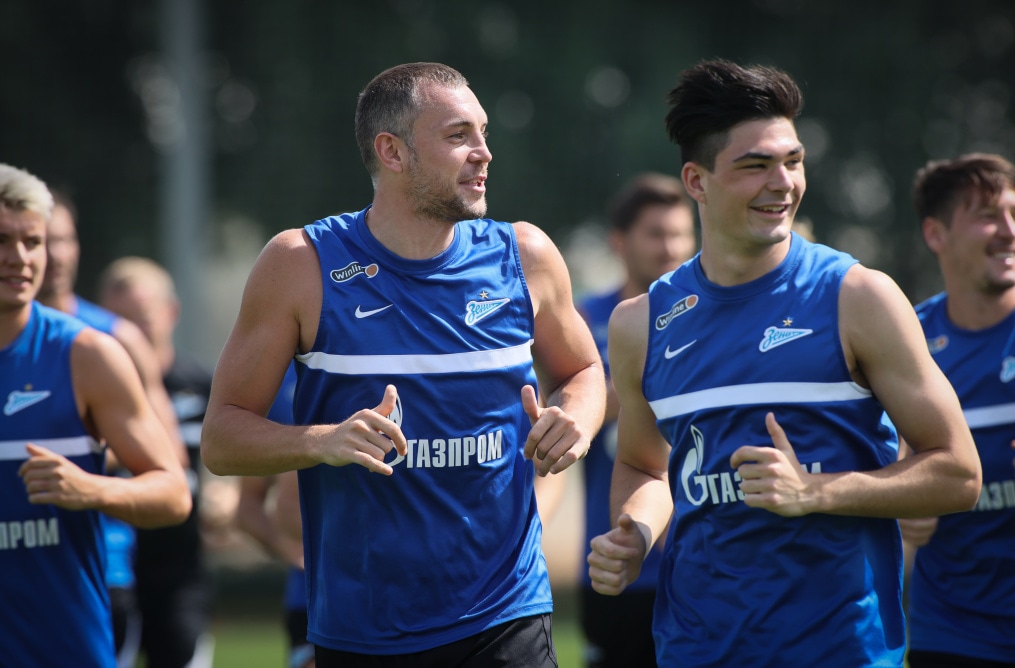 «Газпром»-тренировочные сборы «Зенита» в Дубае: 10 февраля, утренняя тренировка
