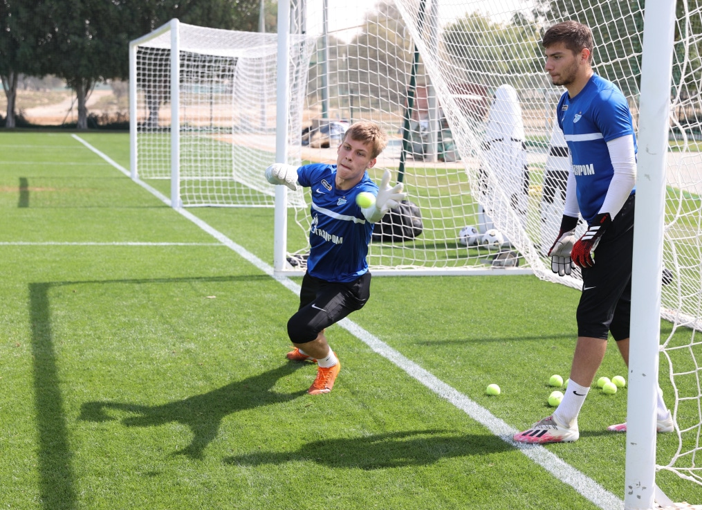 «Газпром»-тренировочные сборы «Зенита» в Дубае: 10 февраля, утренняя тренировка