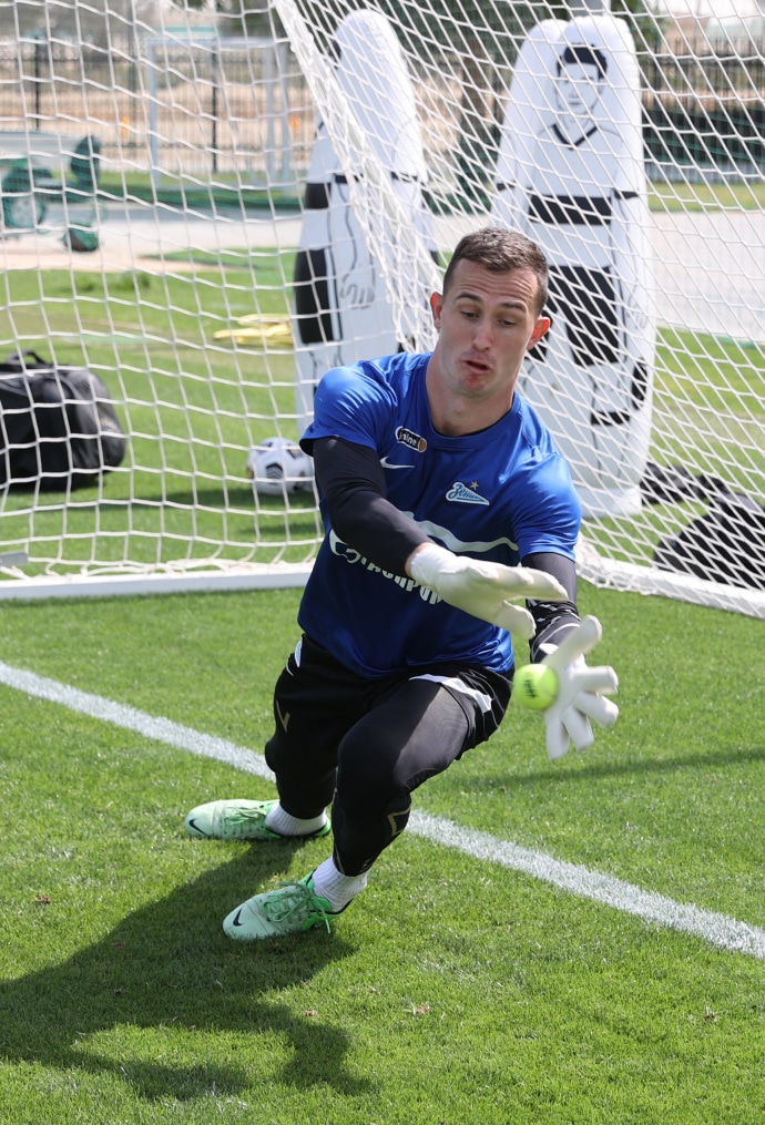 «Газпром»-тренировочные сборы «Зенита» в Дубае: 10 февраля, утренняя тренировка