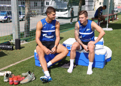 «Газпром»-тренировочные сборы «Зенита» в Дубае: 10 февраля, утренняя тренировка