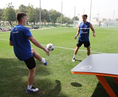 «Газпром»-тренировочные сборы «Зенита» в Дубае: 10 февраля, утренняя тренировка