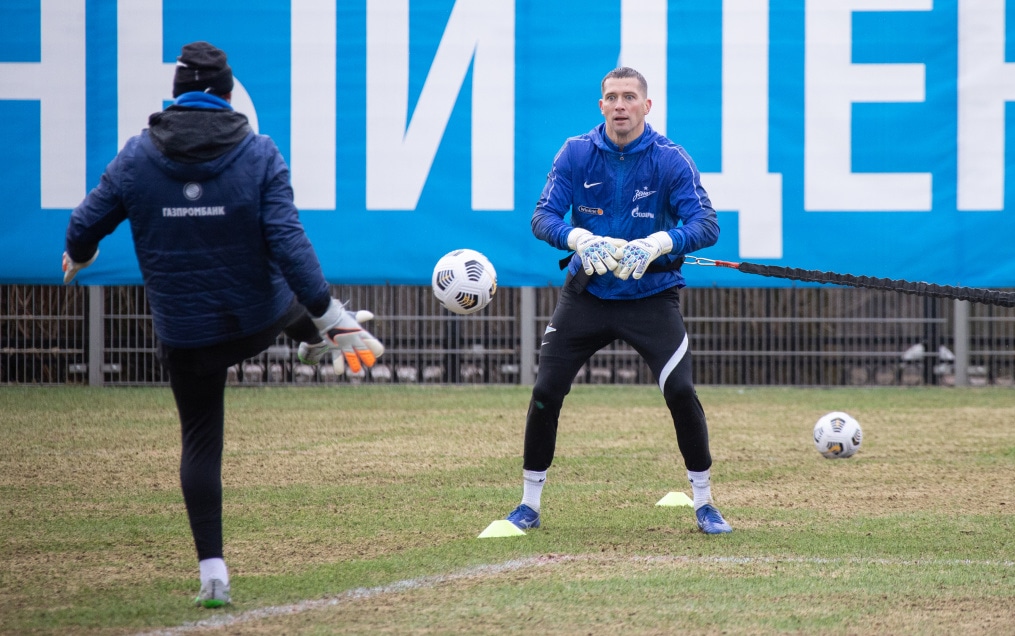 Тренировка «Зенита» перед матчем с «Химками»
