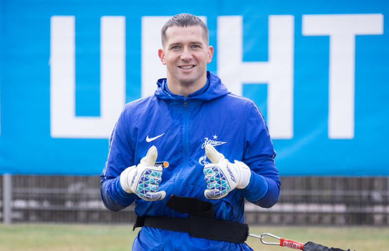 Тренировка «Зенита» перед матчем с «Химками»