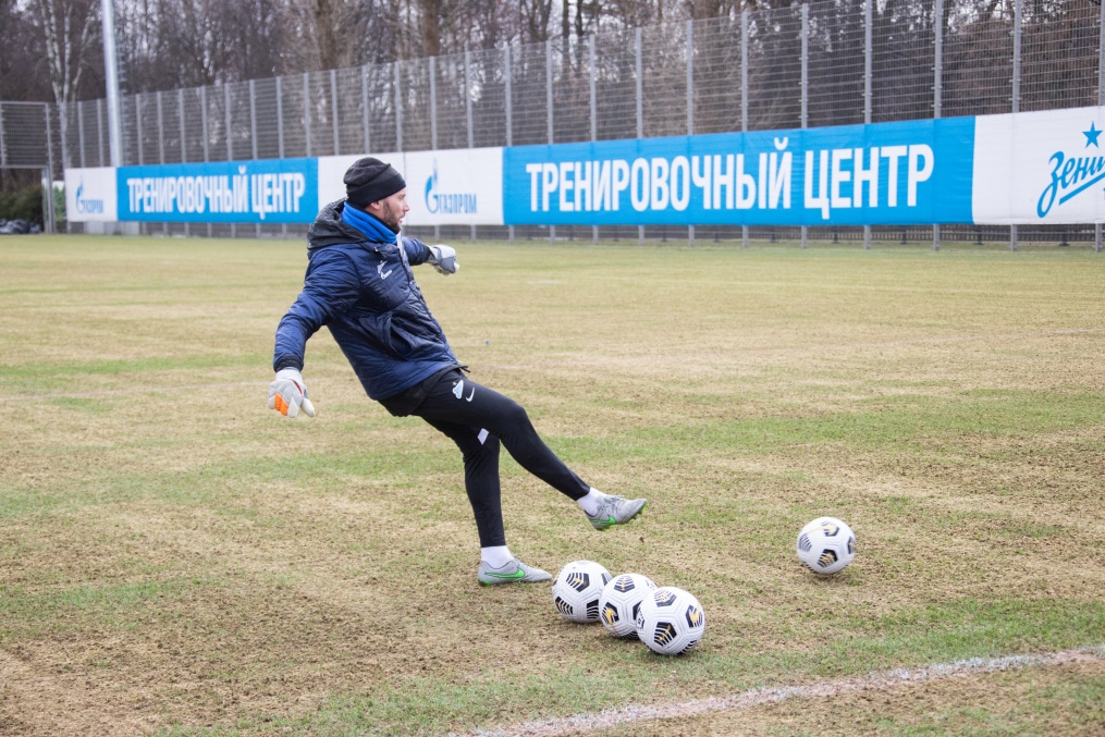 Тренировка «Зенита» перед матчем с «Химками»