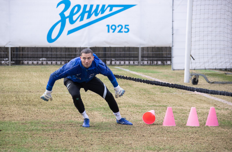 Тренировка «Зенита» перед матчем с «Химками»