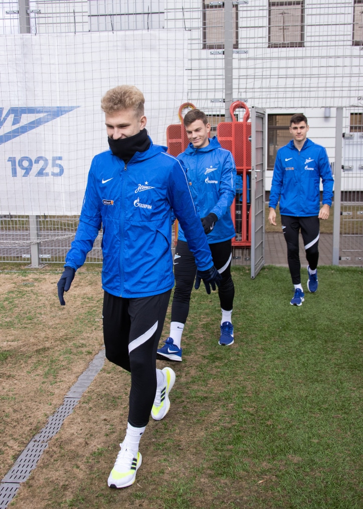 Тренировка «Зенита» перед матчем с «Химками»