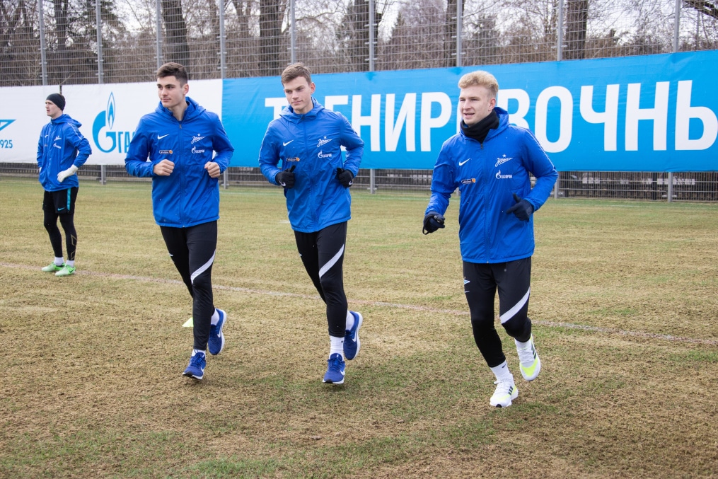 Тренировка «Зенита» перед матчем с «Химками»
