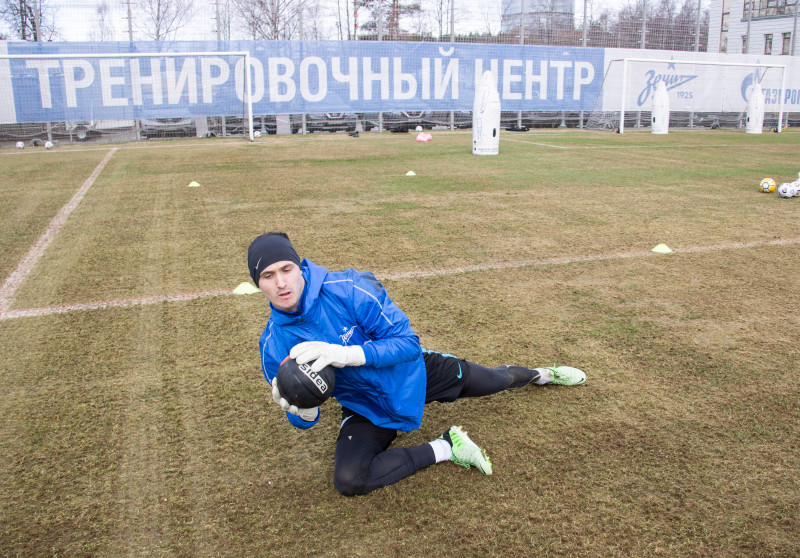 Тренировка «Зенита» перед матчем с «Химками»