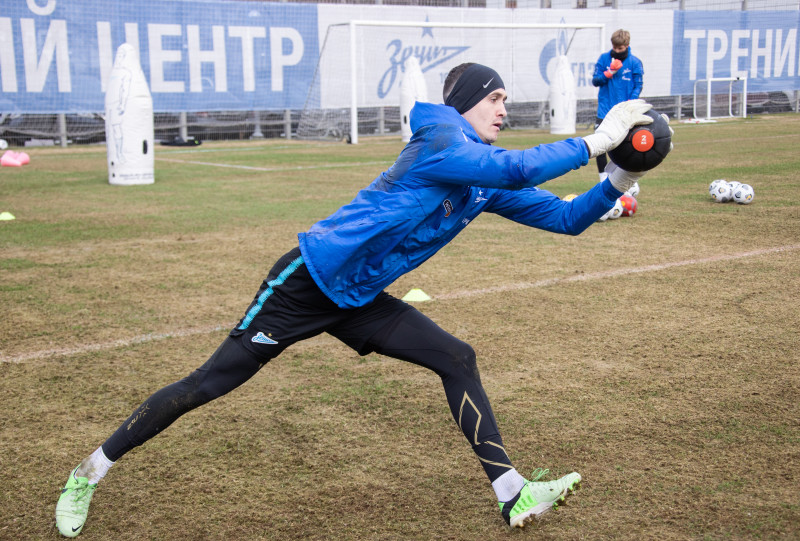 Тренировка «Зенита» перед матчем с «Химками»