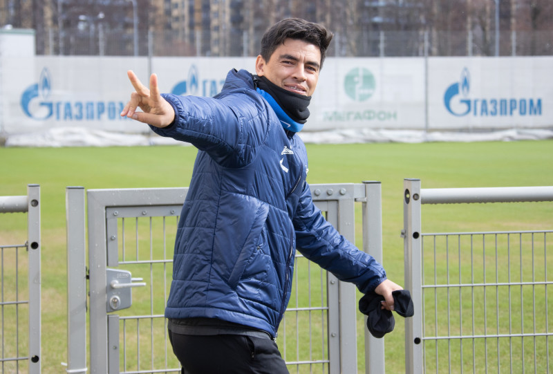 Тренировка «Зенита» перед матчем с «Химками»