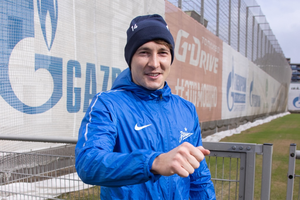 Тренировка «Зенита» перед матчем с «Химками»