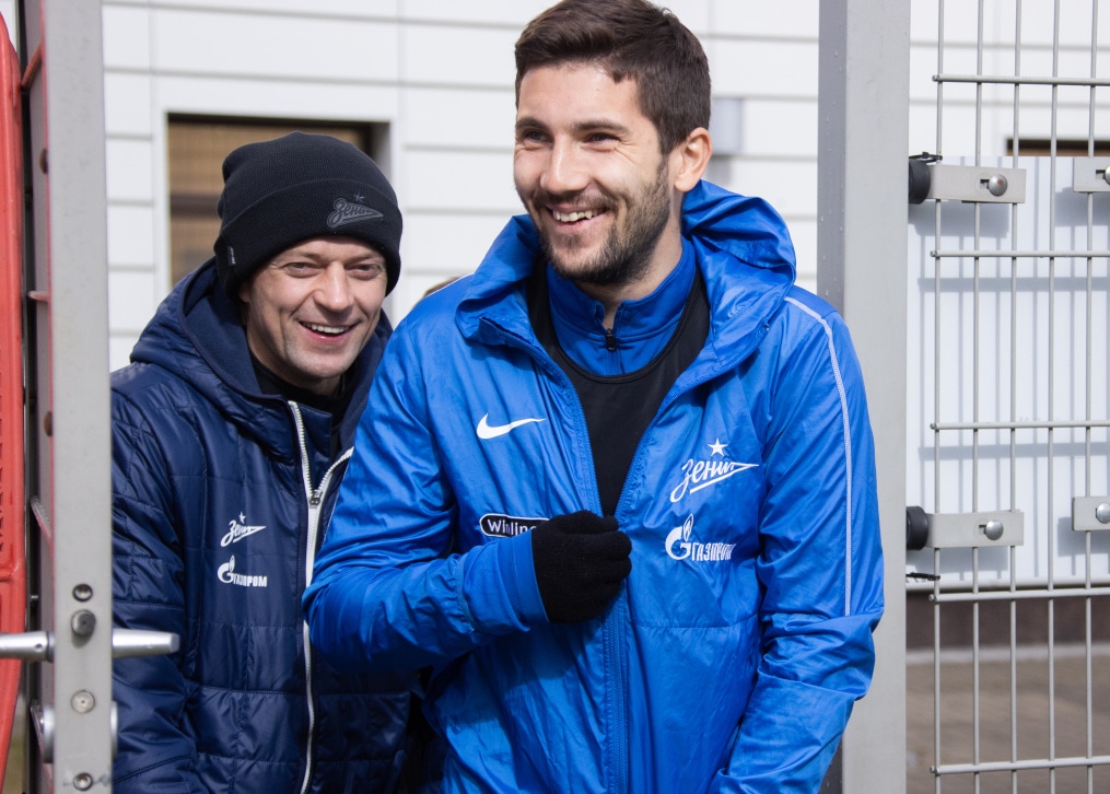 Тренировка «Зенита» перед матчем с «Химками»