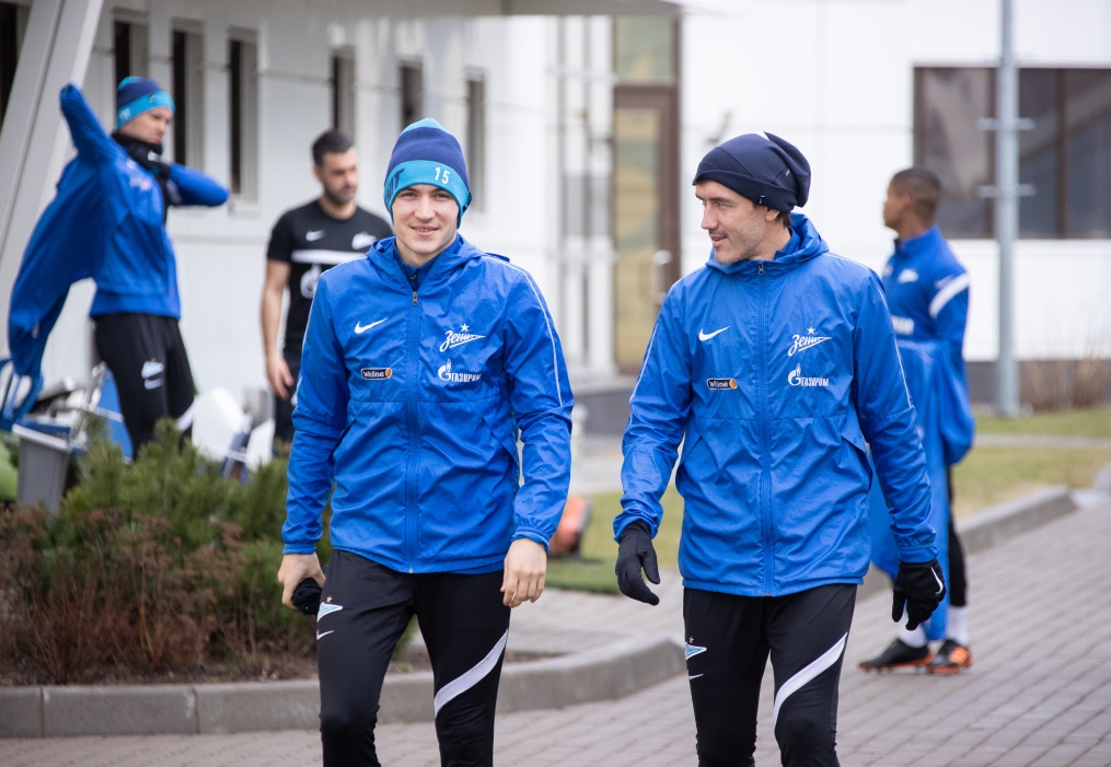 Тренировка «Зенита» перед матчем с «Химками»