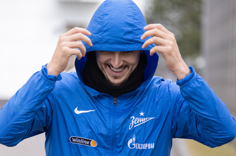 Тренировка «Зенита» перед матчем с «Химками»