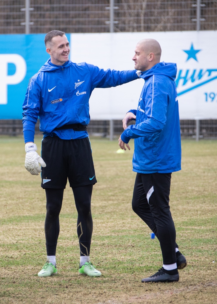 Тренировка «Зенита» перед матчем с «Химками»