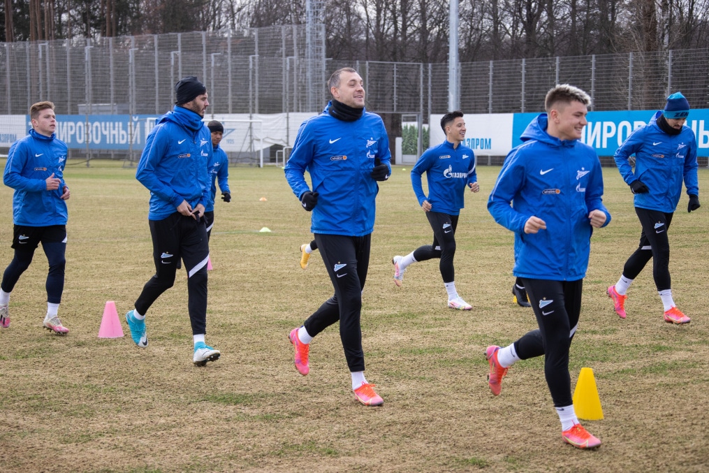Тренировка «Зенита» перед матчем с «Химками»