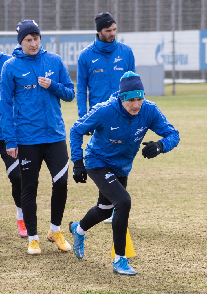 Тренировка «Зенита» перед матчем с «Химками»