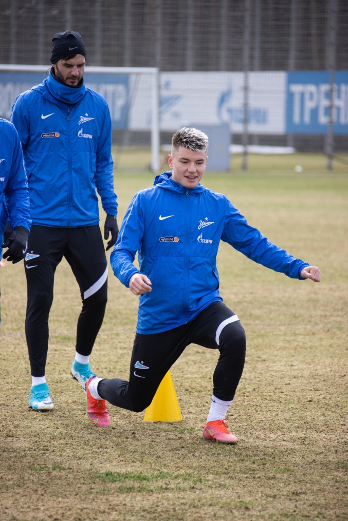 Тренировка «Зенита» перед матчем с «Химками»