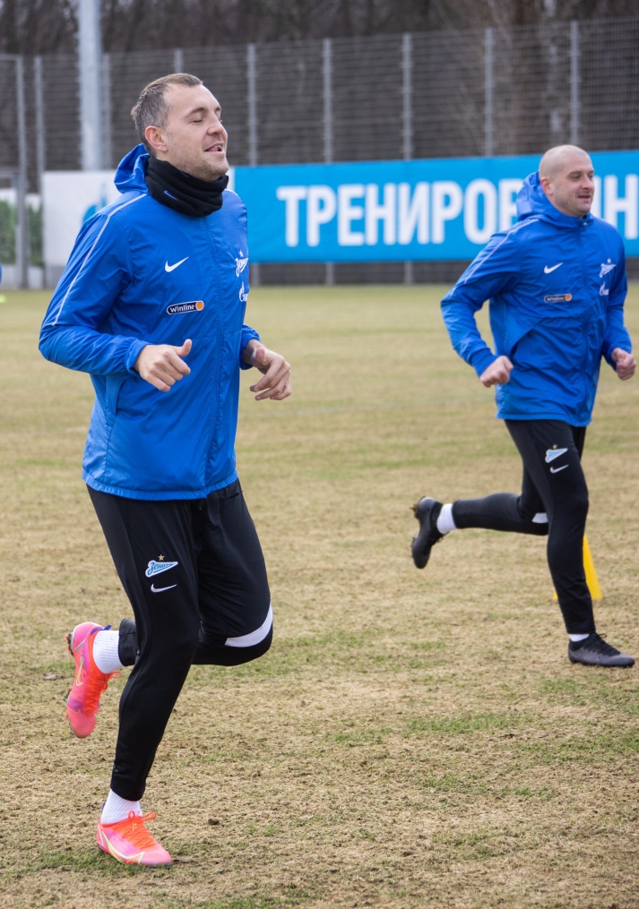 Тренировка «Зенита» перед матчем с «Химками»