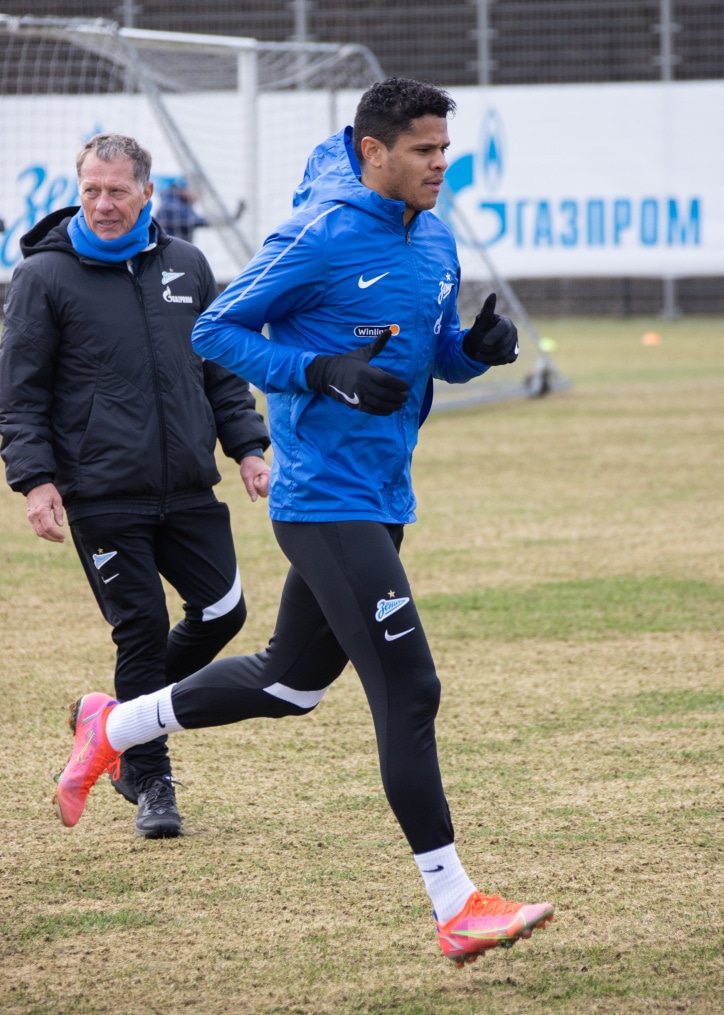 Тренировка «Зенита» перед матчем с «Химками»