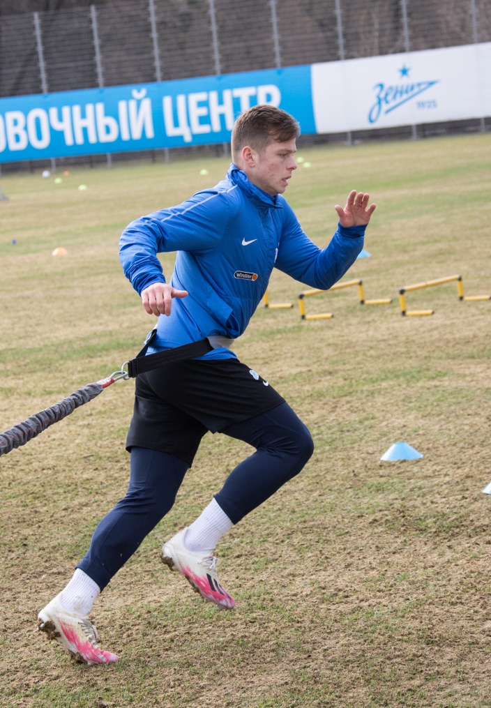 Тренировка «Зенита» перед матчем с «Химками»