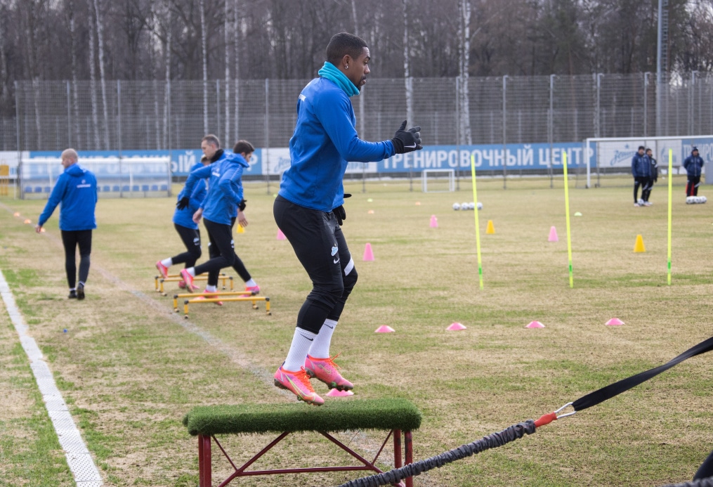 Тренировка «Зенита» перед матчем с «Химками»