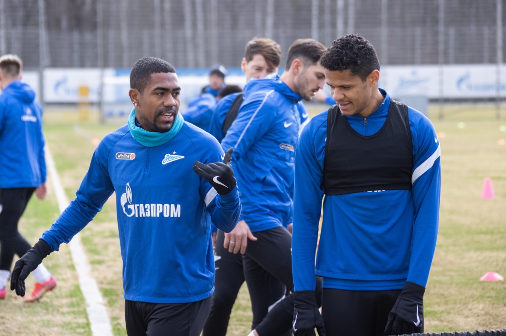 Тренировка «Зенита» перед матчем с «Химками»