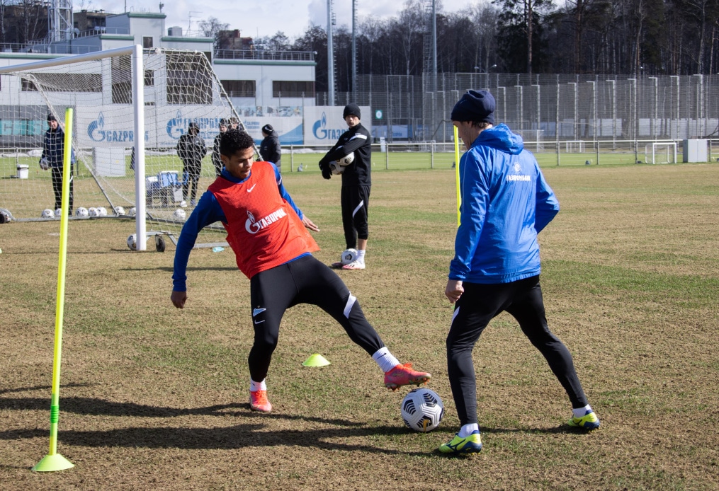 Тренировка «Зенита» перед матчем с «Химками»