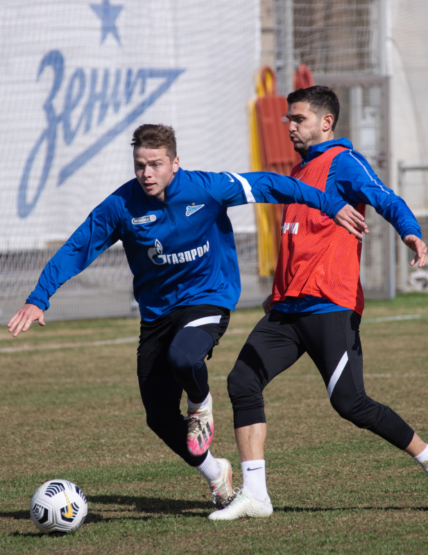 Тренировка «Зенита» перед матчем с «Химками»