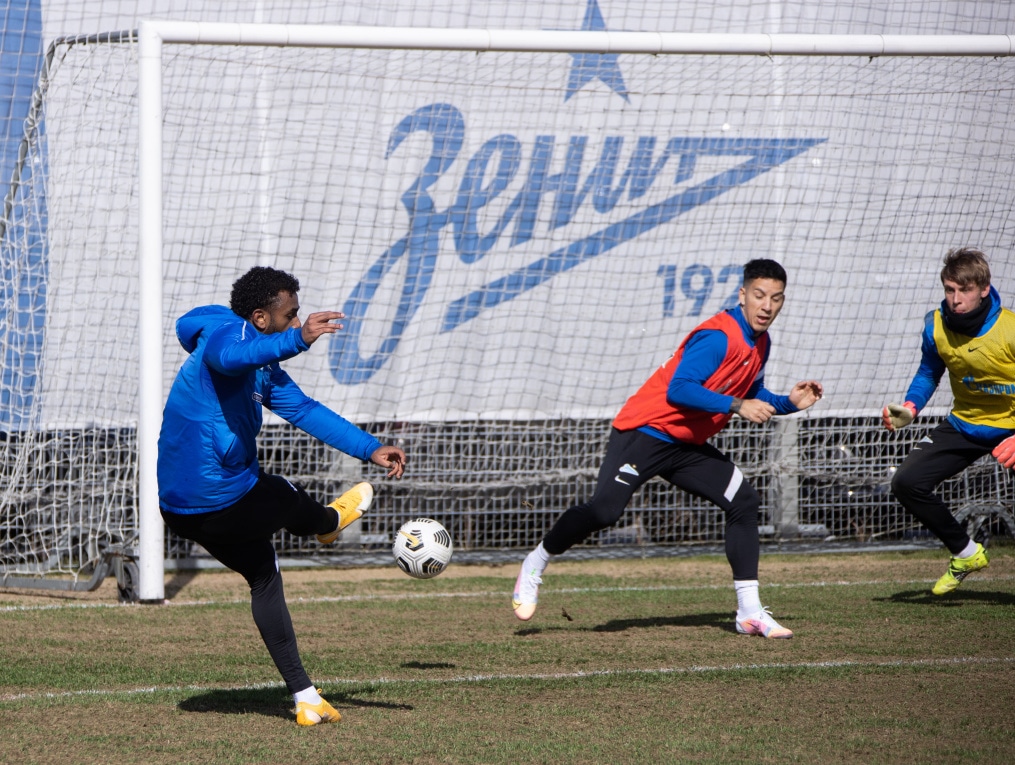 Тренировка «Зенита» перед матчем с «Химками»