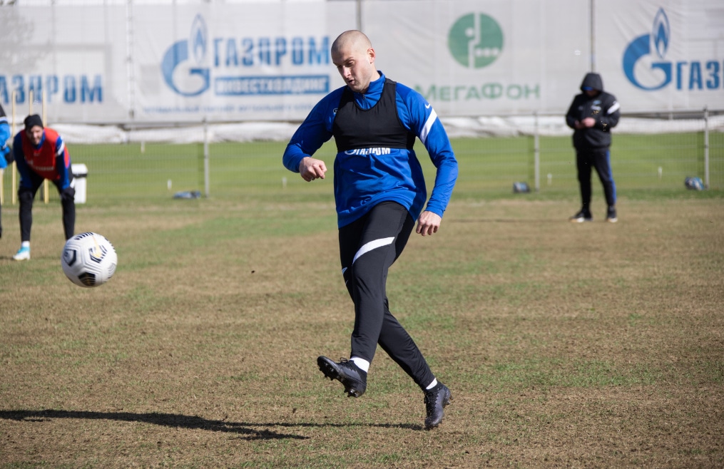 Тренировка «Зенита» перед матчем с «Химками»
