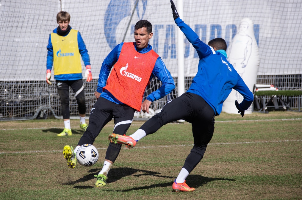 Тренировка «Зенита» перед матчем с «Химками»
