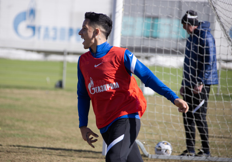 Тренировка «Зенита» перед матчем с «Химками»