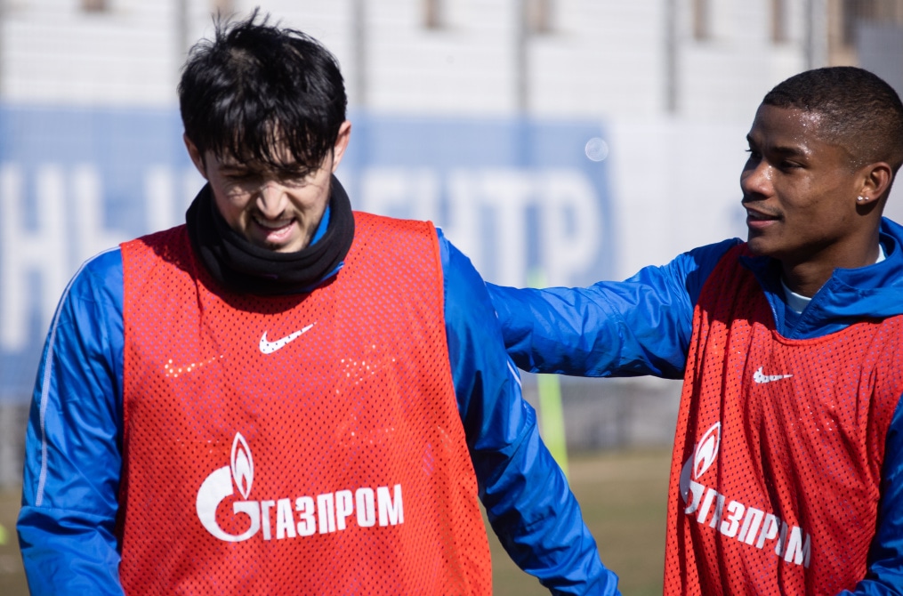 Тренировка «Зенита» перед матчем с «Химками»