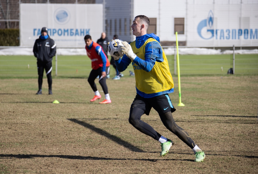 Тренировка «Зенита» перед матчем с «Химками»