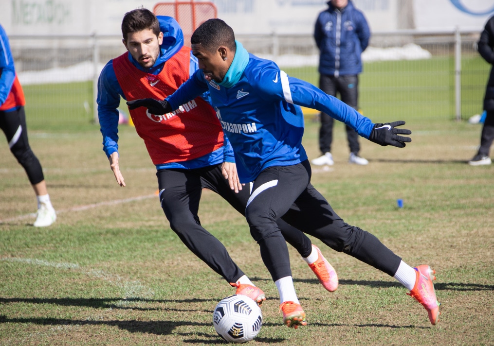 Тренировка «Зенита» перед матчем с «Химками»