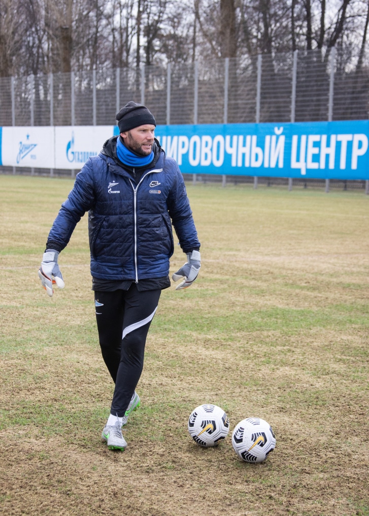 Тренировка «Зенита» перед матчем с «Химками»