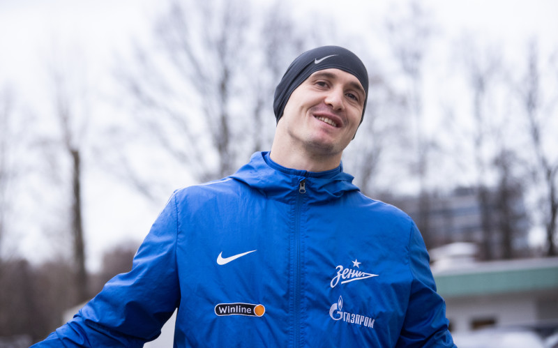 Тренировка «Зенита» перед матчем с «Химками»