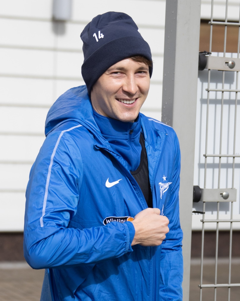 Тренировка «Зенита» перед матчем с «Химками»