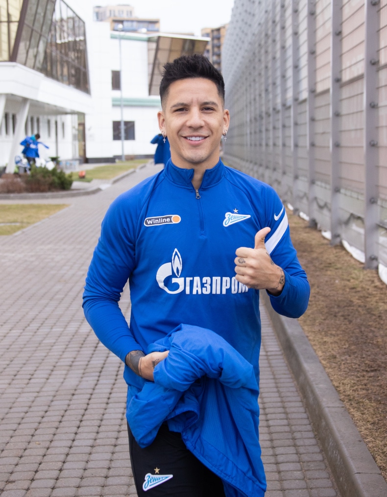 Тренировка «Зенита» перед матчем с «Химками»