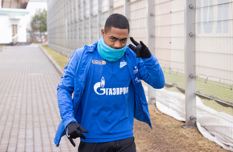 Тренировка «Зенита» перед матчем с «Химками»