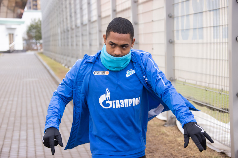 Тренировка «Зенита» перед матчем с «Химками»